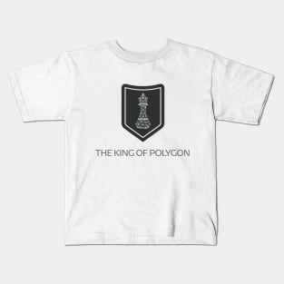 The king of polygon Kids T-Shirt